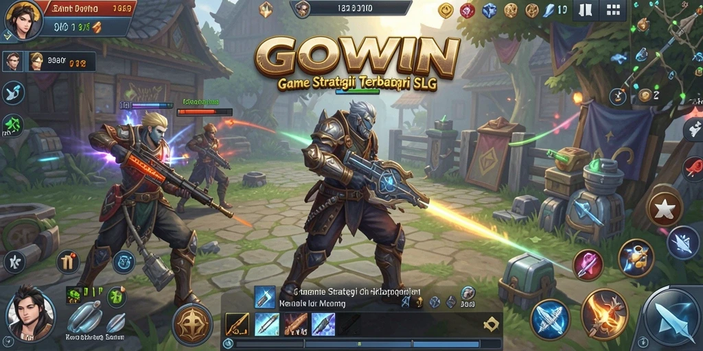 Screenshot menampilkan gameplay mendalam GOWIN dalam aksi.