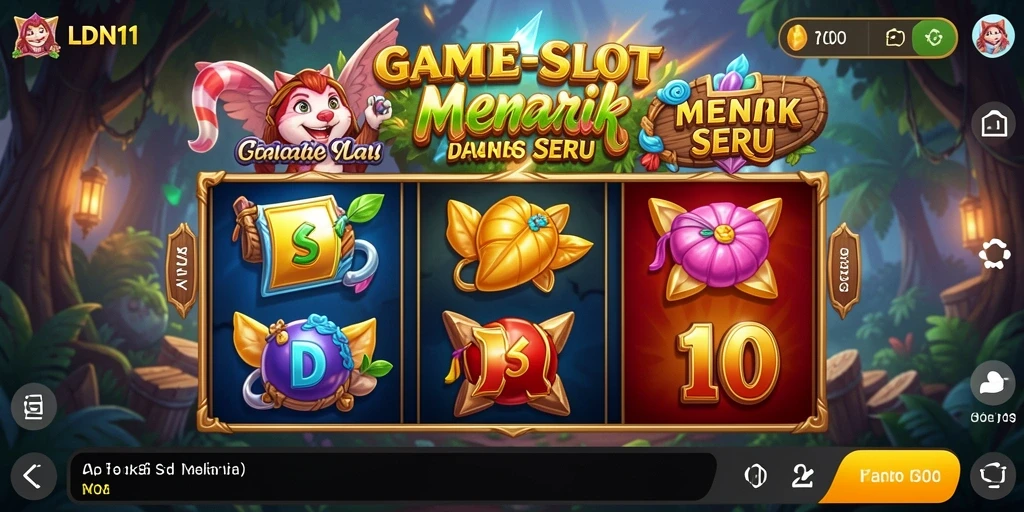 Screenshot LDN11 menampilkan gameplay slot yang penuh warna dan menarik.