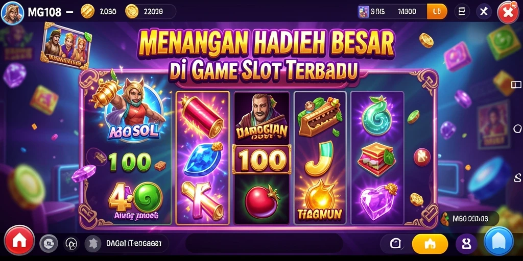 Tampilan gameplay menarik dari MG108 yang memikat pemain.