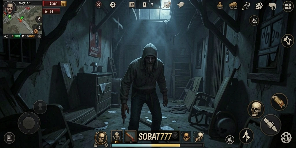Tampilan gameplay teror kegelapan di SOBAT777.
