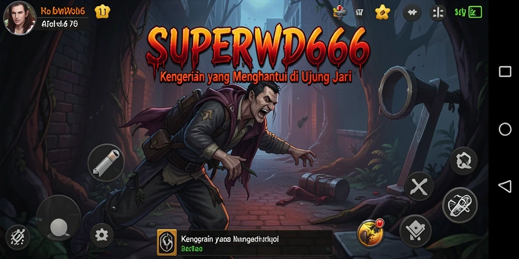 Gameplay SUPERWD666 yang menegangkan dan menyeramkan.