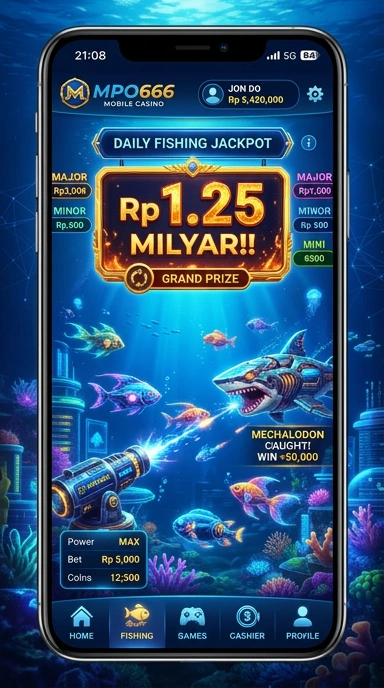 Tampilan awal aplikasi mpo666 yang menarik dan informatif.